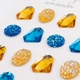 Стрази SANTI 743022 Diamonds сині, жовті, самоклеючі (16шт.) /743022/ - изображение 2