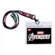 Бейдж (ідентифікатор) YES 940226 100х90мм Marvel.Avengers, горизонтальний на стрічці з принтом /940226/ - зображення 1