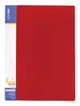 Папка 1 притиск ECONOMIX 31202-03 пластик. з карм. червона (20) /E31202-03/ - зображення 1