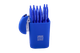 Підставка для ручок BUROMAX 6352-02 RUBBER TOUCH синя /BM.6352-02/ - изображение 4