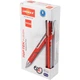 Ручка кулькова Unimax UX-10 Fusion 6X 0,7мм червона, 10км (12) /UX-10 000-06/ - изображение 3