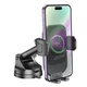 Держатель для телефона в машину Borofone BH203 Blue Charm Wireless, автодержатель подставка для телефона с беспроводной зарядкой - изображение 3