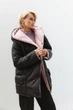 Жіноча двостороння зимова куртка з капюшоном Seventeen XXL-3XL Рожевий (2000000183398) - зображення 4