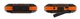 Мобiльний телефон Ergo E283 Dual Sim Black Orange - зображення 3