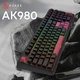 Клавіатура Ajazz AK980 Red Switch Black USB-C (AK980-R-BR) - изображение 6
