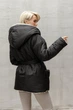Жіноча двостороння зимова куртка з капюшоном Seventeen XXL-3XL Чорний (2000000199337) - зображення 2