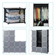 Шафа складана Storage Cube Cabinet МР 312-62 пластикова Чорний - зображення 4