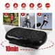 Вибрационная платформа Renew Force Vibro Slim для похудения и тренировок, массажер для ног и тела, 120 уровней интенсивности, с экспандерами, до 150 кг, черная - изображение 4