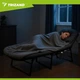 Кровать раскладная туристическая TRIZAND 150 кг, мягкая раскладушка с матрасом и боковым карманом - изображение 8