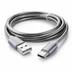 Кабель USB-A – Type-C (Micro USB – USB-C) Spring AR72, спіральний, для зарядки та передачі даних - зображення 1
