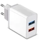 Сетевое зарядное устройство 2 USB 2.4A с функцией быстрой зарядки AR 001 4757 - изображение 1