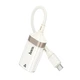 Кабель-перехідник HOCO UA41 UA41B Crystal Type-C ethernet adapter(100 mbps) apricot (6942007658515) - изображение 3