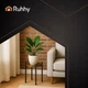 Підставка для квітів RUHHY 26049 Loft металева підлогова стійка для рослин, підвазонник метал і дерево до 20 кг - зображення 4