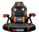 Игровое кресло Extreme EX Orange, Черно-оранжевое, с 360-градусным вращением - изображение 6