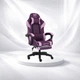 Компьютерное игровое кресло Infini Core Violet Comfort Pro с подставкой для ног для дома и офиса, Фиолетовое - изображение 1