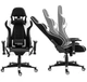 Игровое кресло PlayMaker Supreme 94558 с тканевой обивкой и подушками для головы и поясницы - изображение 2