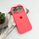 Защитный чехол-накладка Silicone Full Case AA Open Cam для Apple iPhone 17 Pro Max Pink Orange (FullOpeAAi17PM-50) - изображение 3