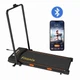 Беговая дорожка электрическая Fitonix 12BT 2.5 л.с., 12 км/ч, до 120 кг, 1100 Вт, Bluetooth, компактная, тихая, с пультом и LCD-дисплеем для дома - изображение 1