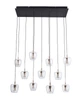 Люстра Zuma Line Nelson LED 11x33W 3000K 3900Lm IP20 золотая - изображение 1