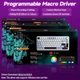 Игровая механическая клавиатура AULA S75 Pro Black-Pink, 75%, RGB, USB‑C/2.4 GHz/Bluetooth, Hot‑Swap, Gasket‑Mount - изображение 9