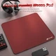Игровая поверхность Attack Shark CM02 Red, большой формат 450×400 мм, ткань/резиновая основа, 4 мм - изображение 2
