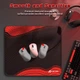 Игровая поверхность Attack Shark CM02 Black/Red Contour, большой формат 450×400 мм, ткань/резиновая основа, 4 мм - изображение 3