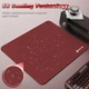Игровая поверхность Attack Shark CM02 Red, большой формат 450×400 мм, ткань/резиновая основа, 4 мм - изображение 4