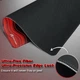 Игровая поверхность Attack Shark CM02 Black/Red Contour, большой формат 450×400 мм, ткань/резиновая основа, 4 мм - изображение 5