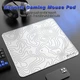 Игровая поверхность Attack Shark CM02 White Contour, большой формат 450×400 мм, ткань/резиновая основа, 4 мм - изображение 2
