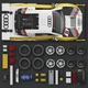 Коллекционная машинка-конструктор Mattel Brick Shop Hot Wheels Elite Audi R8 LMS 820 деталей (JFT18) - изображение 6