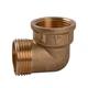 Кутник 1″ВЗ латунний LL553S OPTIMUM - зображення 2