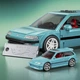 Коллекционная машинка-конструктор Mattel Brick Shop Hot Wheels Speed Honda Custom 90 Civic EF 248 деталей (JHF62) - изображение 8