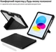 Чехол для планшета BeCover Rugged Origami Transparent для Apple iPad 10.9" (2022/2024)/iPad (А16) 2025 11" с креплением для стилуса Apple Pencil Black (BC_714966) - изображение 3