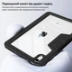Чехол для планшета BeCover Rugged Origami Transparent для Apple iPad 10.9" (2022/2024)/iPad (А16) 2025 11" с креплением для стилуса Apple Pencil Black (BC_714966) - изображение 5