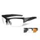 Тактичні окуляри Wiley-X Valor Smoke/Clear/Light Rust 2000000008974 - зображення 2