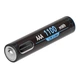 Акумулятори (4 шт) AAA Мізинчикові з USB Type-C 1100mWh 1.5V + кабель + кейс, Black (162180-4) - зображення 5