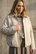 Бомбер с итальянской шерсти L-XL. Бежевый - изображение 1