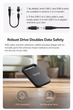 Внешний Pocket SSD 1TB Lexar SL260 USB-C / USB-A портативный накопитель для iPhone, Android, Mac и Windows - изображение 4