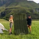 Матрас туристический надувной одноместный Naturehike CNK2550WS019, 200х60х6.5 см, зеленый со встроенной помпой для надувания - изображение 7