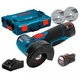 Аккумуляторная угловая шлифовальная машина Bosch GWS 12V-76 Professional, 2 акб 3 Ah - изображение 2