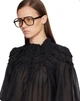 Сонцезахисні окуляри жіночі Saint Laurent SL 545 - 001 Black Sunglasses Woman - зображення 4