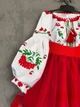 Костюм для дівчинки з вишивкою "Калина" 92-98 см червоний (MOH03) - изображение 3