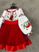 Костюм для дівчинки з вишивкою "Калина" 92-98 см червоний (MOH03) - изображение 5