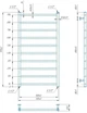 Водяна рушникосушка Mario INOX Флет 970х530/500мм (1.8.044566.P) - зображення 4