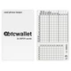 Мнемонічний планшет Lapua Seed phrase keeper, з логотипом Btcwallet 12 BIP39 слів + 6pin цифр 2шт (LSPKLBTCW) - изображение 1