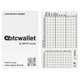 Мнемонічний планшет Lapua Seed phrase keeper, з логотипом Btcwallet 12 BIP39 слів + 6pin цифр 2шт (LSPKLBTCW) - изображение 3