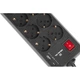 Фільтр живлення REAL-EL RS-PROTECT 805 1.8m, black - зображення 7