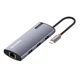 Порт-репликатор ColorWay Docking Station USB-C 6-в-1 Type C PD 100W/USB3.0х3/USB2.0/RJ45 - изображение 3
