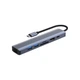 Концентратор Dynamode 7-in-1 USB-C to HDTV 4K/30Hz, 2хUSB3.0, RJ45, USB-C PD 100W, SD/MicroSD - зображення 1