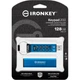 USB флеш накопитель Kingston 128GB IronKey Keypad 200 AES-256 Encrypted Blue USB 3.2 - изображение 6